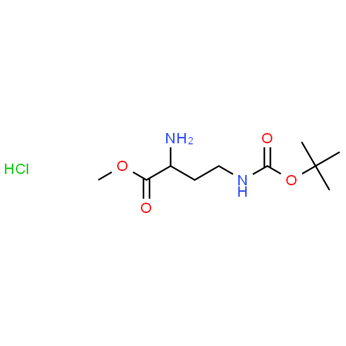 (R)-Methyl 2-amino-4-((tert-butoxycarbonyl)amino)butanoate hydrochloride
