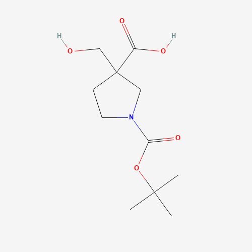 1-(tert-Butoxycarbonyl)-3-(hydroxymethyl)pyrrolidine-3-carboxylic acid
