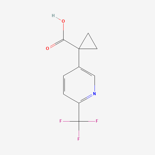 1-(6-(Trifluoromethyl)pyridin-3-yl)cyclopropane-1-carboxylic acid
