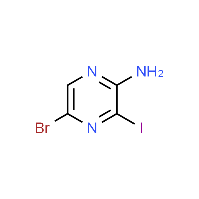 5-Bromo-3-iodopyrazin-2-amine