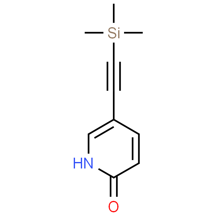 5-((Trimethylsilyl)ethynyl)pyridin-2(1H)-one