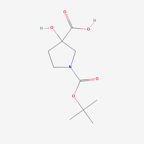 1-(tert-Butoxycarbonyl)-3-hydroxypyrrolidine-3-carboxylic acid