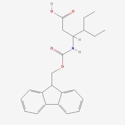 3-((((9H-Fluoren-9-yl)methoxy)carbonyl)amino)-4-ethylhexanoic acid