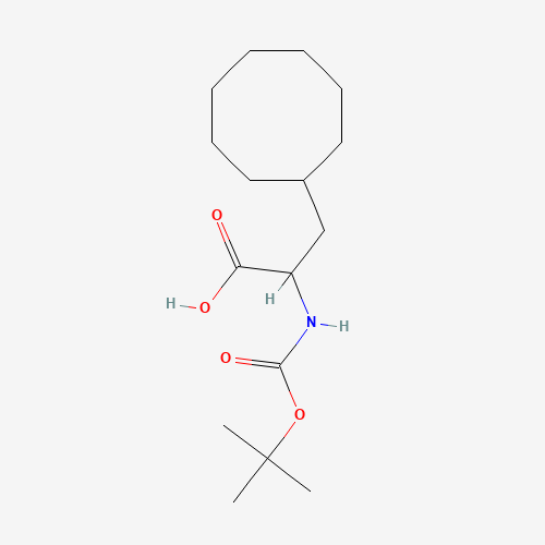 2-((tert-Butoxycarbonyl)amino)-3-cyclooctylpropanoic acid