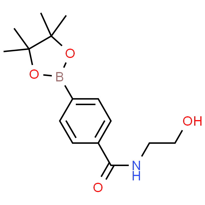 N-(2-Hydroxyethyl)-4-(4,4,5,5-tetramethyl-1,3,2-dioxaborolan-2-yl)benzamide