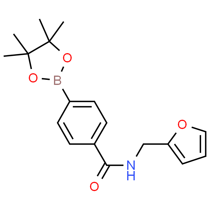 N-(Furan-2-ylmethyl)-4-(4,4,5,5-tetramethyl-1,3,2-dioxaborolan-2-yl)benzamide