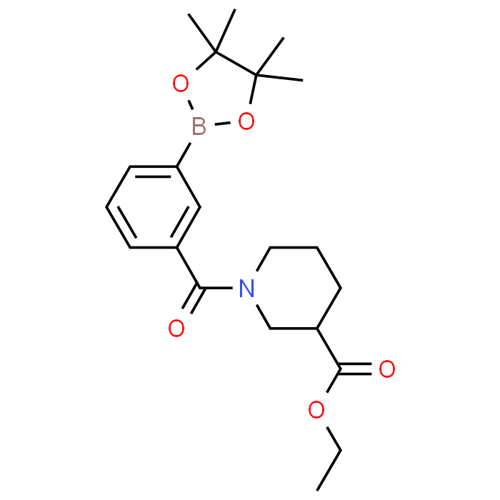 Ethyl 1-(3-(4,4,5,5-tetramethyl-1,3,2-dioxaborolan-2-yl)benzoyl)piperidine-3-carboxylate