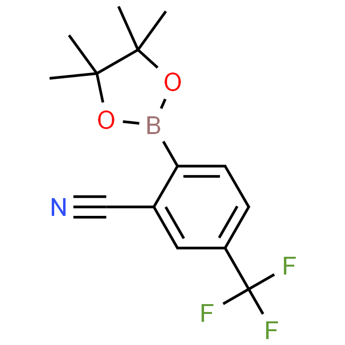 2-(4,4,5,5-Tetramethyl-1,3,2-dioxaborolan-2-yl)-5-(trifluoromethyl)benzonitrile - Achmem