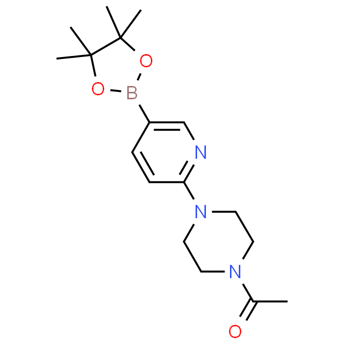 1-(4-(5-(4,4,5,5-Tetramethyl-1,3,2-dioxaborolan-2-yl)pyridin-2-yl)piperazin-1-yl)ethanone