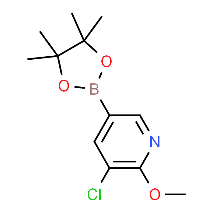3-Chloro-2-methoxy-5-(4,4,5,5-tetramethyl-1,3,2-dioxaborolan-2-yl)pyridine