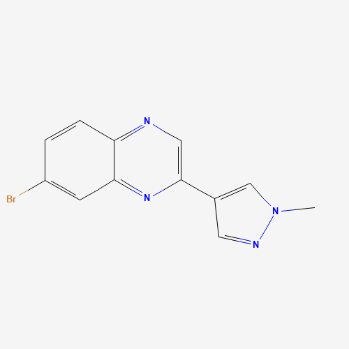 7-Bromo-2-(1-methyl-1H-pyrazol-4-yl)quinoxaline