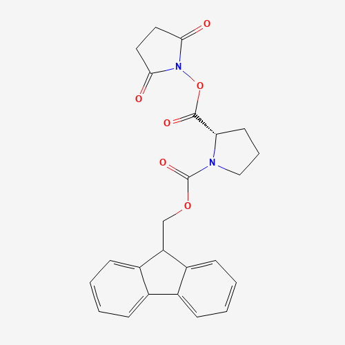 1-((9H-Fluoren-9-yl)methyl) 2-(2,5-dioxopyrrolidin-1-yl) (S)-pyrrolidine-1,2-dicarboxylate