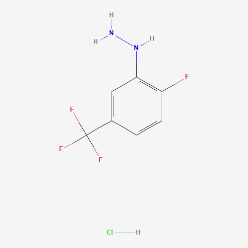 (2-Fluoro-5-(trifluoromethyl)phenyl)hydrazine hydrochloride