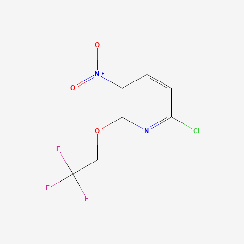 6-Chloro-3-nitro-2-(2,2,2-trifluoroethoxy)pyridine
