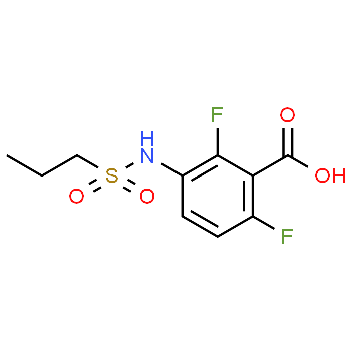 2,6-Difluoro-3-(propylsulfonamido)benzoic acid