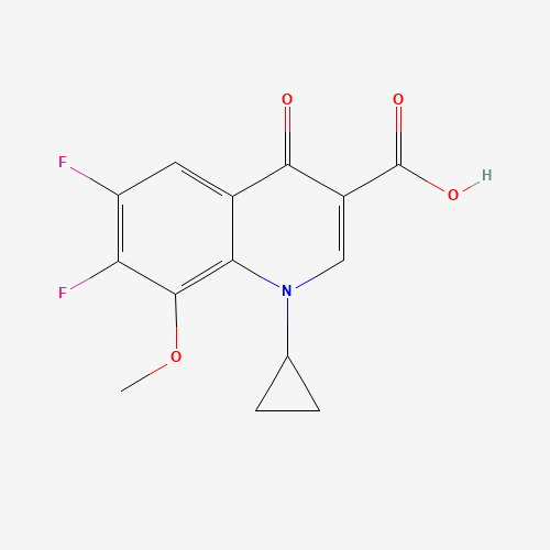 1-Cyclopropyl-6,7-difluoro-1,4-dihydro-8-methoxy-4-oxo-3-quinolinecarboxylic acid