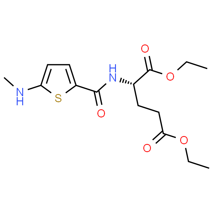 (S)-Diethyl 2-(5-(methylamino)thiophene-2-carboxamido)pentanedioate