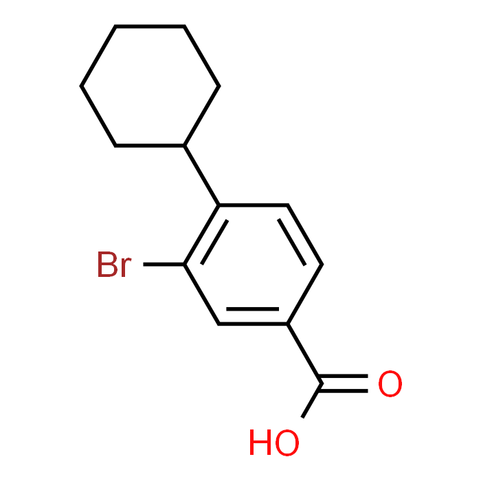 3-Bromo-4-cyclohexylbenzoic acid