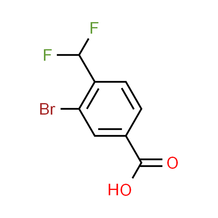 3-Bromo-4-(difluoromethyl)benzoic acid