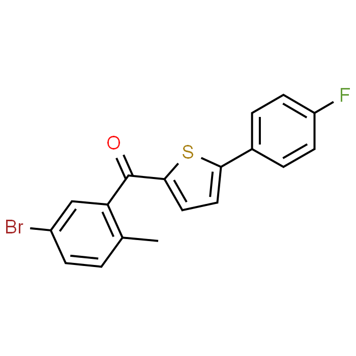 (5-Bromo-2-methylphenyl)(5-(4-fluorophenyl)thiophen-2-yl)methanone