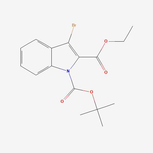 1-tert-Butyl 2-ethyl 3-bromo-1H-indole-1,2-dicarboxylate