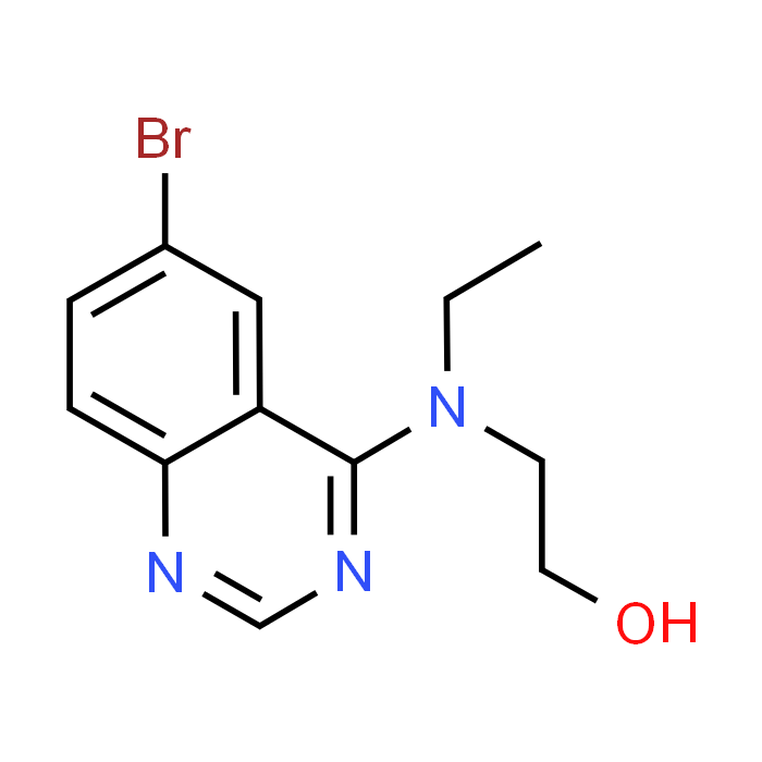 2-((6-Bromoquinazolin-4-yl)(ethyl)amino)ethan-1-ol