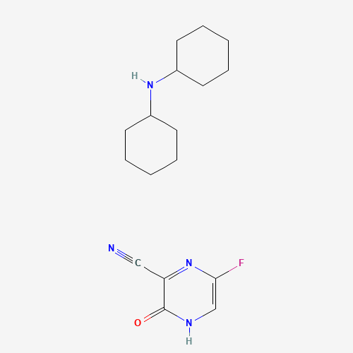 6-Fluoro-3-oxo-3,4-dihydropyrazine-2-carbonitrile dicyclohexylamine salt