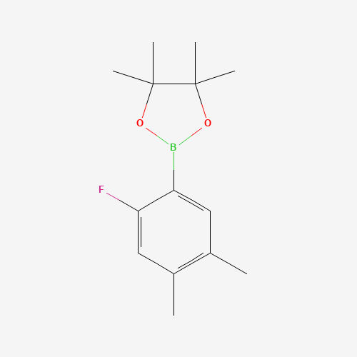 2-(2-Fluoro-4,5-dimethylphenyl)-4,4,5,5-tetramethyl-1,3,2-dioxaborolane