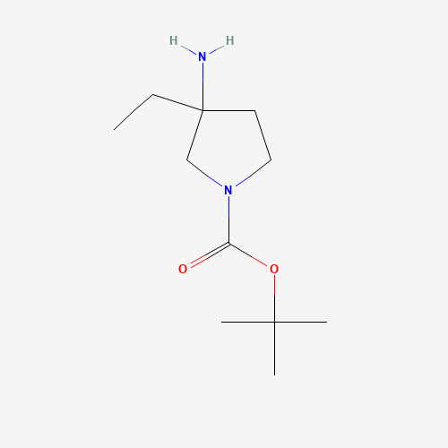 tert-Butyl 3-amino-3-ethylpyrrolidine-1-carboxylate