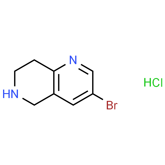 3-Bromo-5,6,7,8-tetrahydro-1,6-naphthyridine hydrochloride