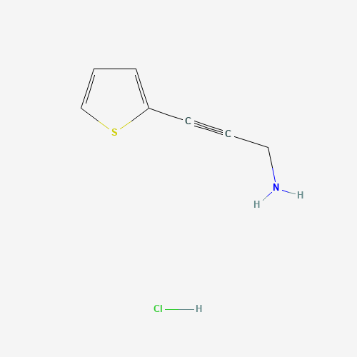 3-(Thiophen-2-yl)prop-2-yn-1-amine hydrochloride