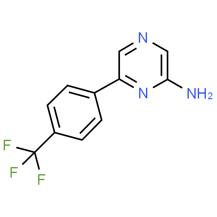 6-(4-(Trifluoromethyl)phenyl)pyrazin-2-amine