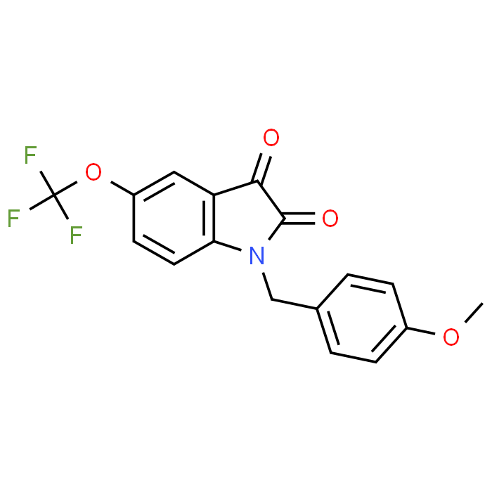 1-(4-Methoxybenzyl)-5-(trifluoromethoxy)indoline-2,3-dione