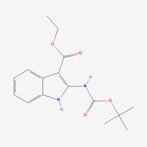 Ethyl 2-((tert-butoxycarbonyl)amino)-1H-indole-3-carboxylate