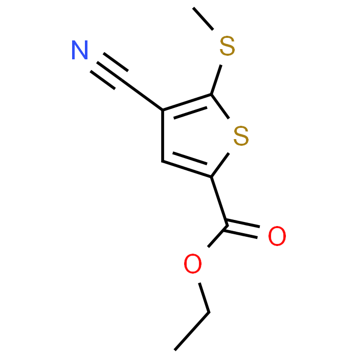 Ethyl 4-cyano-5-(methylthio)thiophene-2-carboxylate