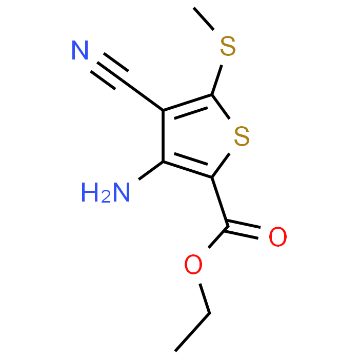 Ethyl 3-amino-4-cyano-5-(methylthio)thiophene-2-carboxylate