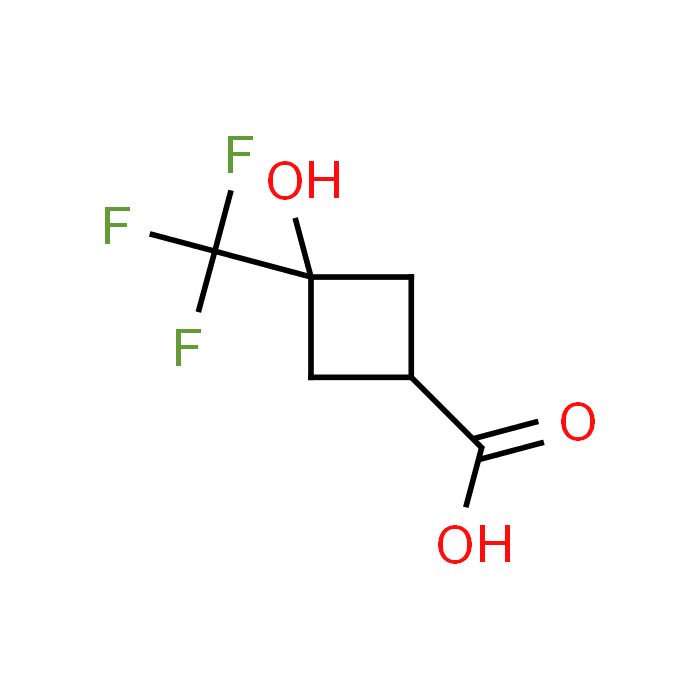 3-Hydroxy-3-(trifluoromethyl)cyclobutanecarboxylic acid