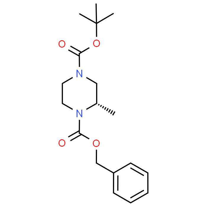 1-Benzyl 4-(tert-butyl) (S)-2-methylpiperazine-1,4-dicarboxylate