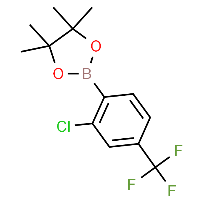 2-(2-Chloro-4-(trifluoromethyl)phenyl)-4,4,5,5-tetramethyl-1,3,2-dioxaborolane - Achmem