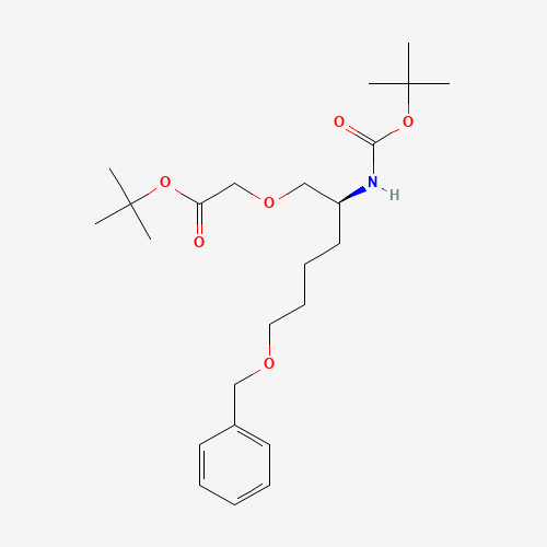 (S)-tert-Butyl 2-(6-(benzyloxy)-2-(tert-butoxycarbonylamino)hexyloxy)acetate