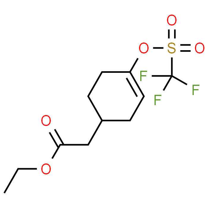 Ethyl 2-(4-(trifluoromethylsulfonyloxy)cyclohex-3-enyl)acetate
