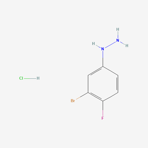 (3-Bromo-4-fluorophenyl)hydrazine hydrochloride