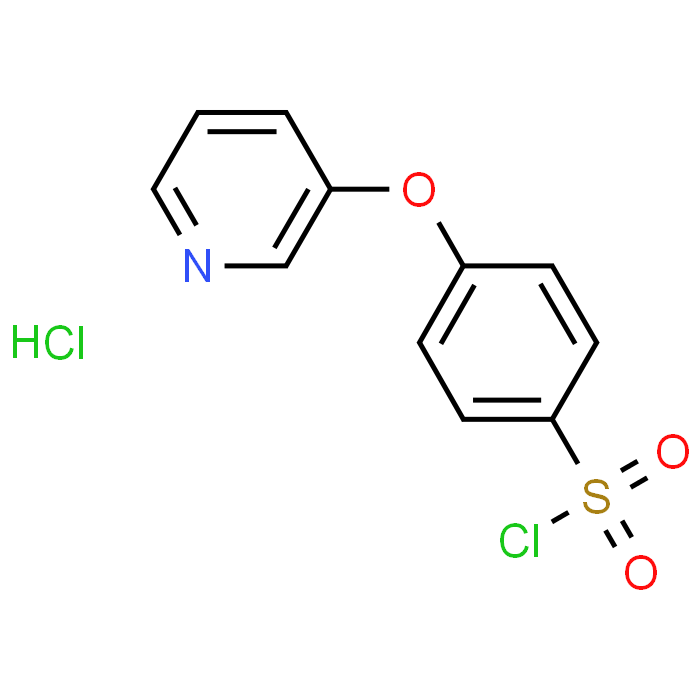 4-(Pyridin-3-yloxy)benzene-1-sulfonyl chloride hydrochloride
