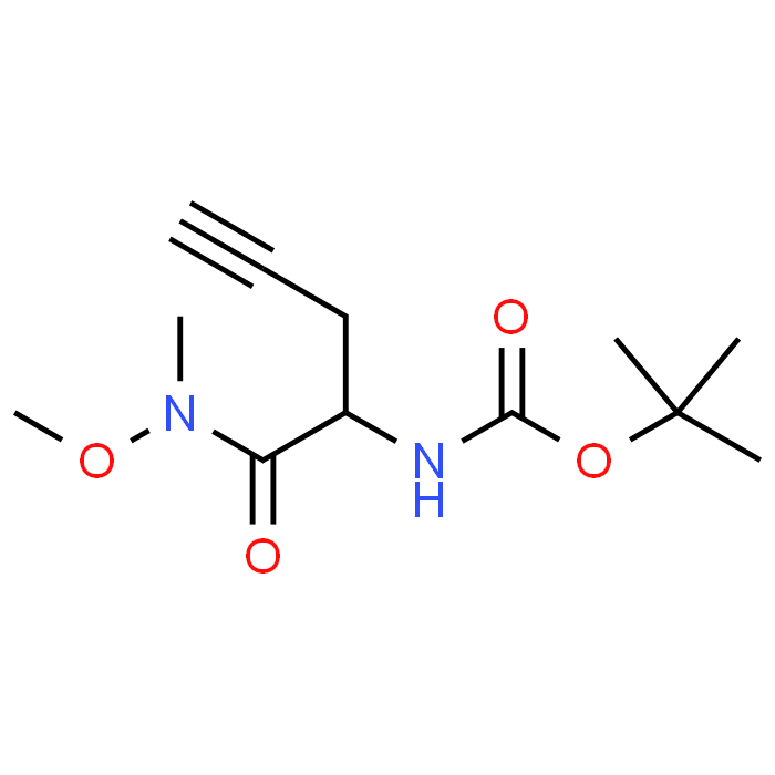 tert-Butyl (1-(methoxy(methyl)amino)-1-oxopent-4-yn-2-yl)carbamate