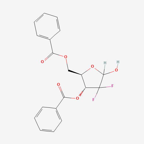 ((2R,3R)-3-(Benzoyloxy)-4,4-difluoro-5-hydroxytetrahydrofuran-2-yl)methyl benzoate