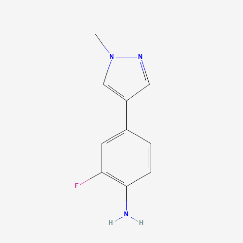 2-Fluoro-4-(1-methyl-1h-pyrazol-4-yl)aniline