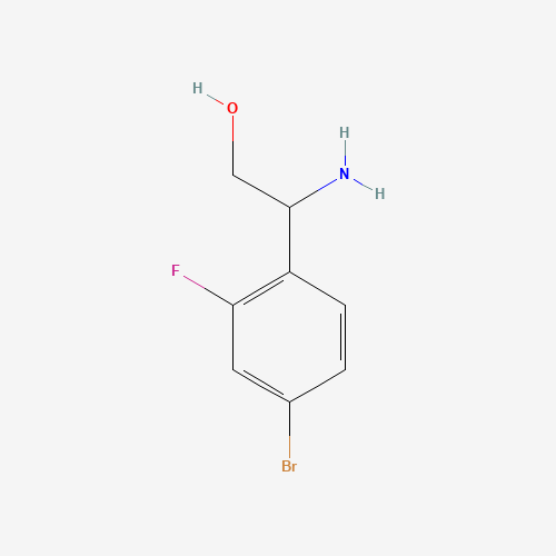 2-Amino-2-(4-bromo-2-fluorophenyl)ethan-1-ol