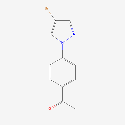 1-(4-(4-Bromo-1H-pyrazol-1-yl)phenyl)ethanone