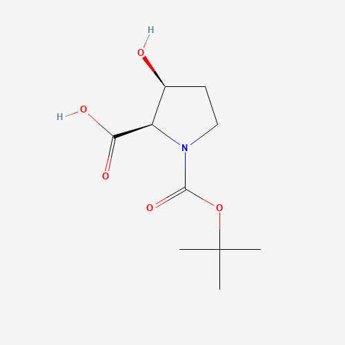 (2R,3S)-1-(tert-Butoxycarbonyl)-3-hydroxypyrrolidine-2-carboxylic acid