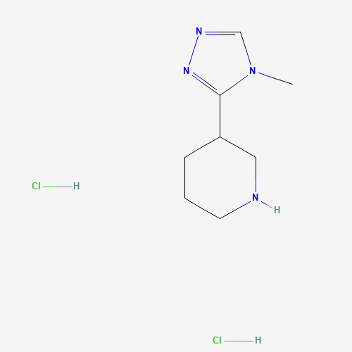 3-(4-Methyl-4H-1,2,4-triazol-3-yl)piperidine dihydrochloride